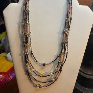 Cookie Lee Multi Coloured Layered Necklace